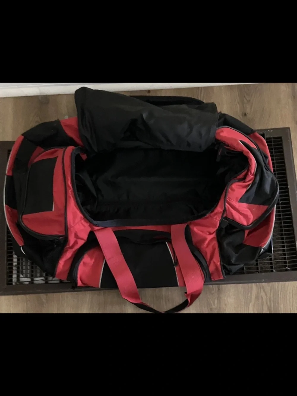 Marlboro Red and Black Travel Duffel Bag